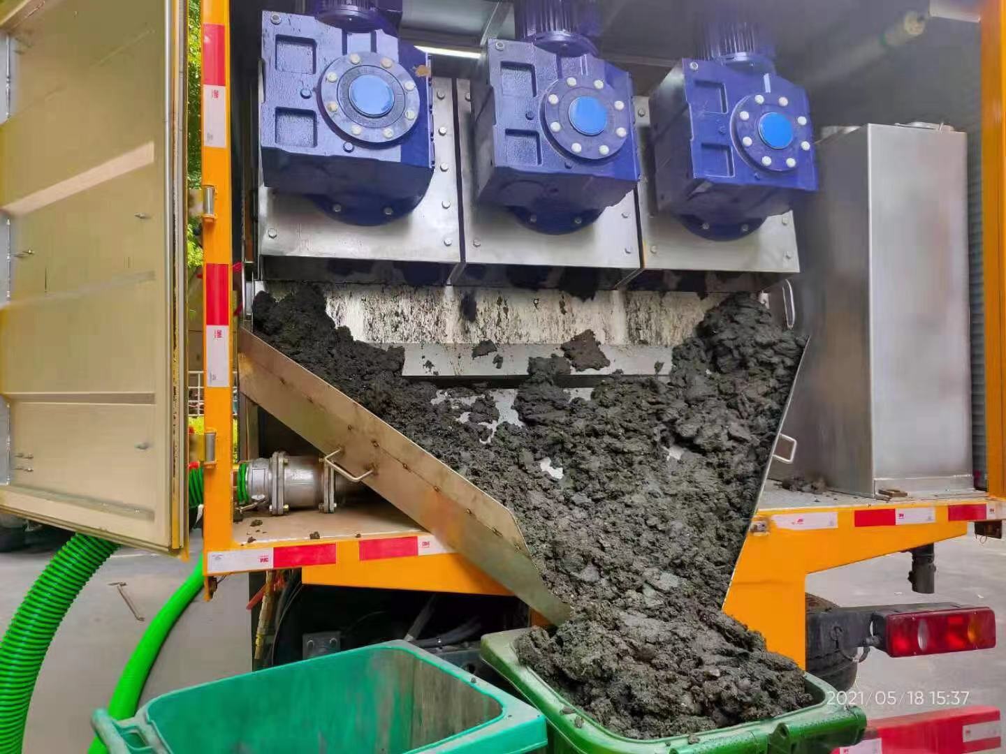 同江化粪池清掏城市维护站-泥浆净化干湿分离处理